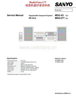 Sanyo-MDG-077-Service-Manual电路原理图.pdf