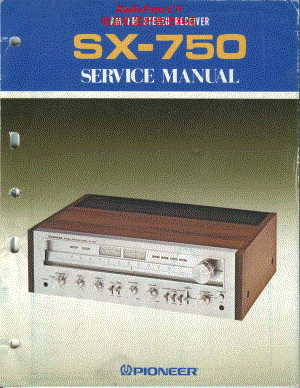 Pioneer-SX-750-Service-Manual电路原理图.pdf
