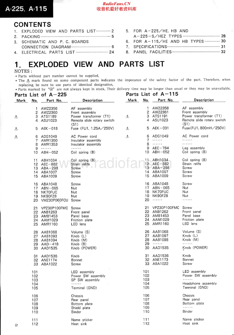 Pioneer-A-225-Service-Manual电路原理图.pdf_第2页