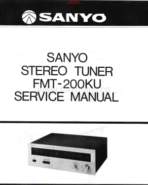 Sanyo-FMT-200KU-Service-Manual电路原理图.pdf