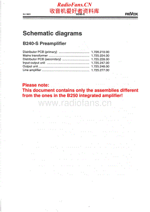 Revox-B-240-Schematic电路原理图.pdf