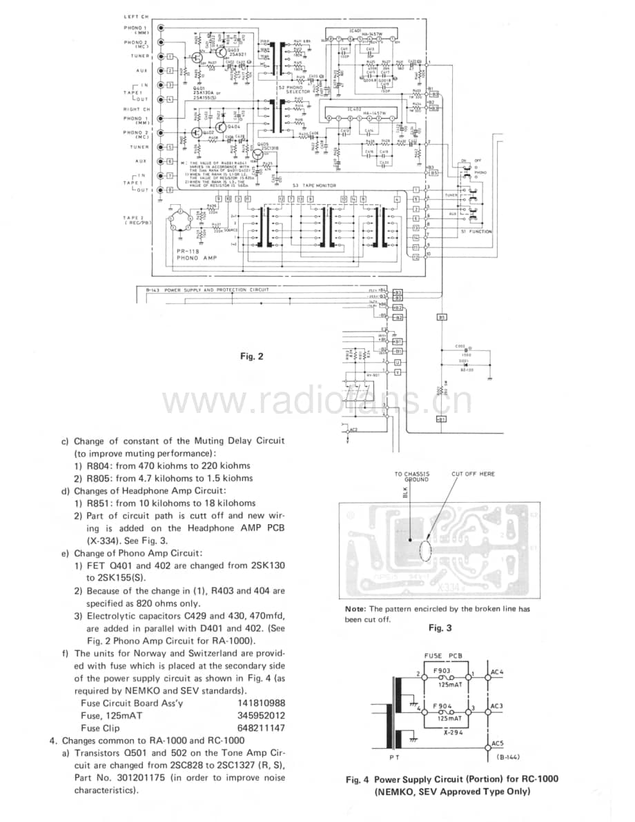 Rotel-RC-1000-Service-Manual电路原理图.pdf_第3页