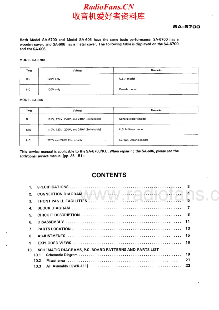 Pioneer-SA-606-SA-6700-Service-Manual (1)电路原理图.pdf_第2页