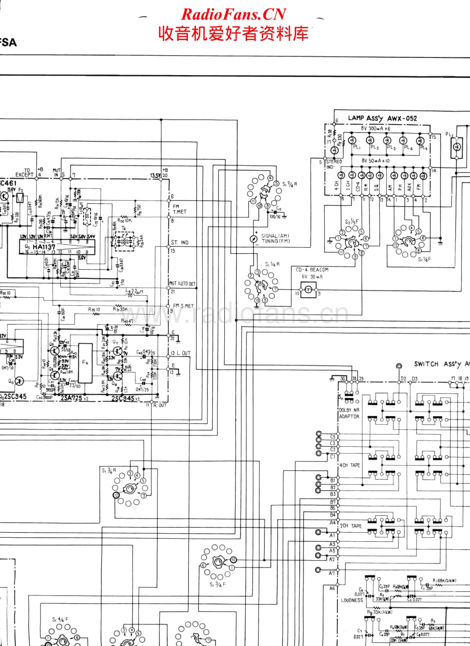 Pioneer-QX-747A-Schematic电路原理图.pdf_第2页