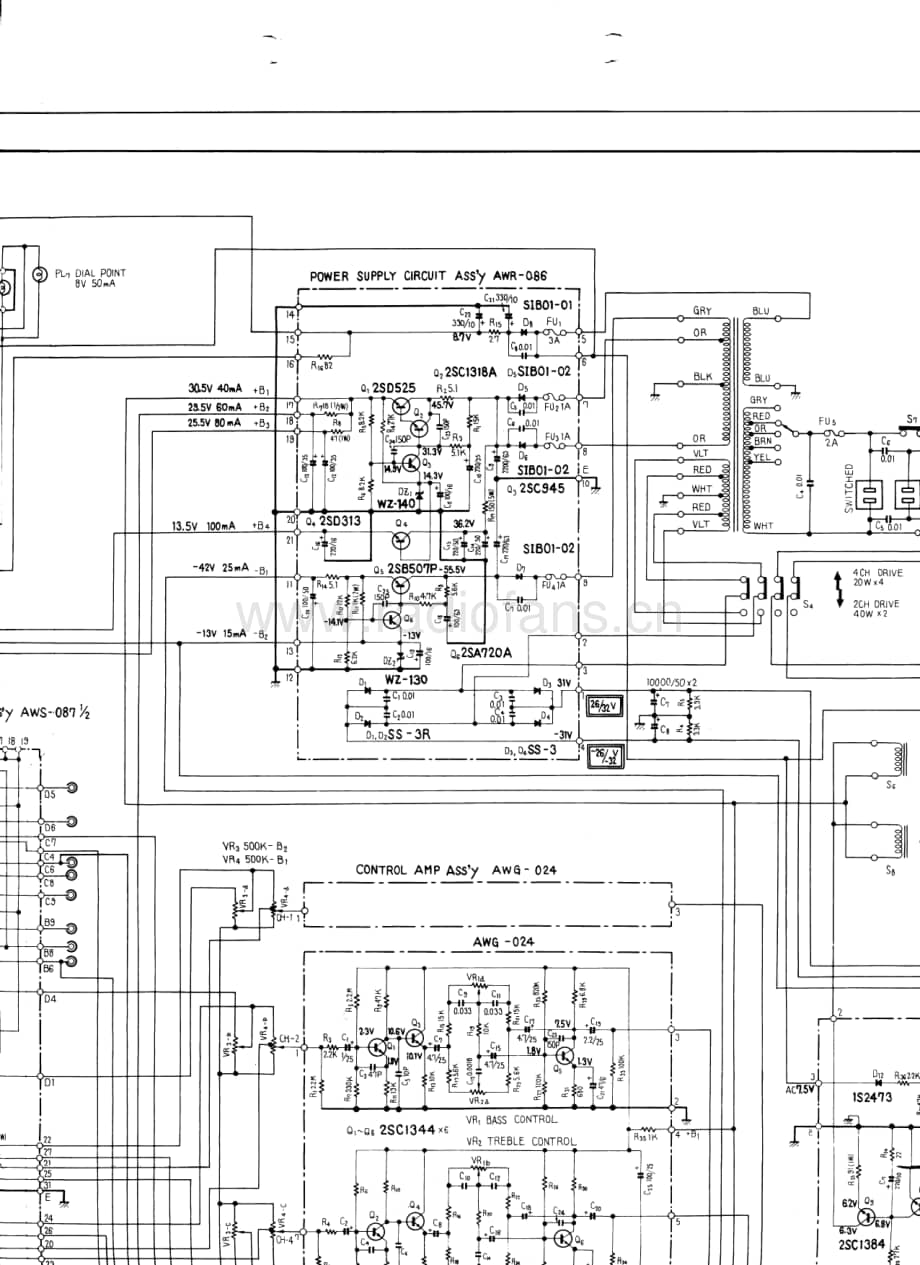 Pioneer-QX-747A-Schematic电路原理图.pdf_第3页