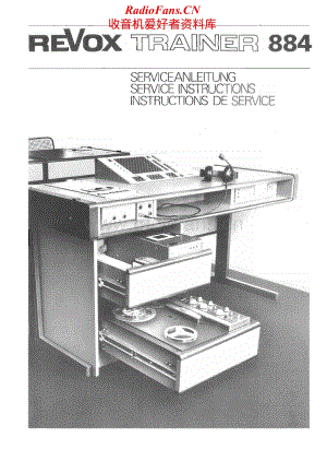 Revox-884-Service-Manual电路原理图.pdf