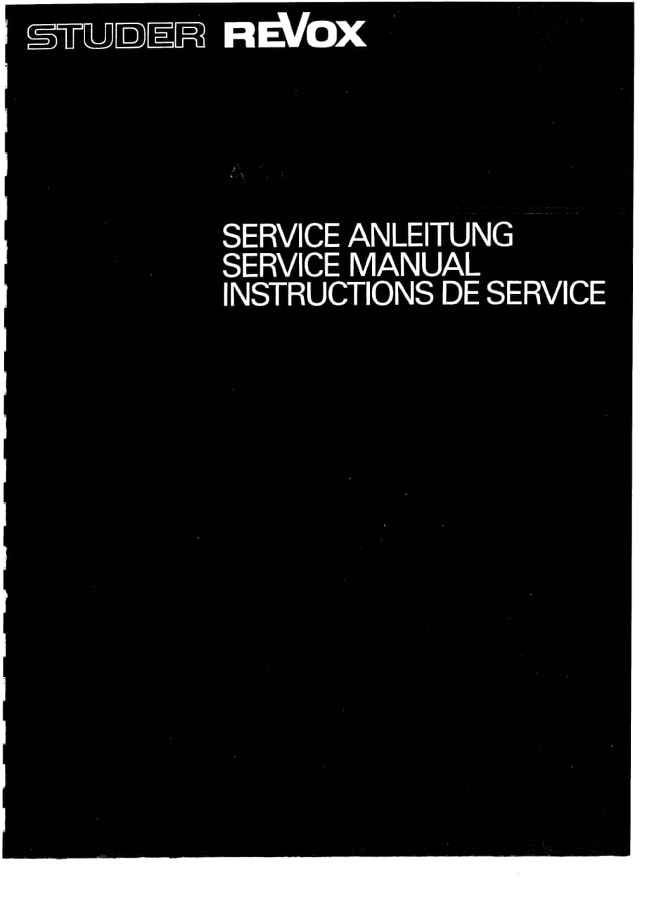 Revox-A-700-Service-Manual电路原理图.pdf_第1页