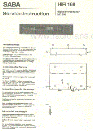 Saba-MD292-Service-Manual电路原理图.pdf