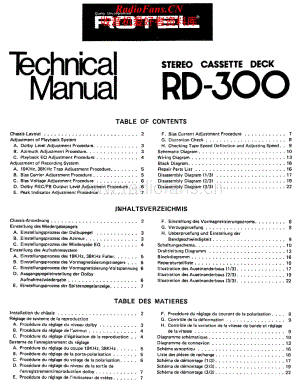 Rotel-RD-300-Service-Manual电路原理图.pdf