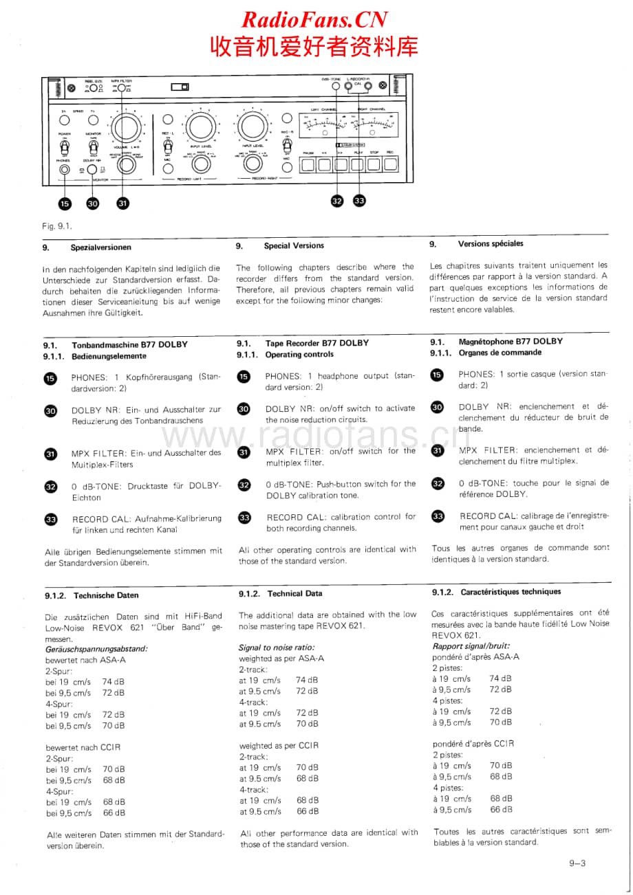 Revox-B-77-Dolby-Service-Manual电路原理图.pdf_第2页