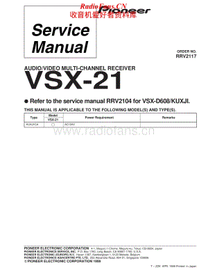Pioneer-VSX-21-Service-Manual电路原理图.pdf