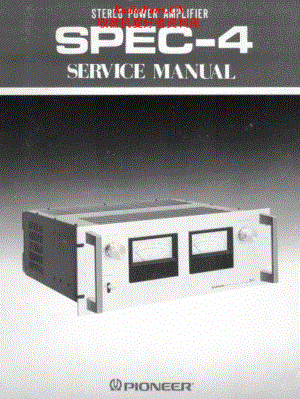 Pioneer-Spec-4-Service-Manual电路原理图.pdf