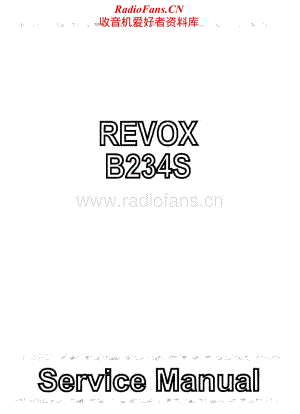 Revox-B-234-S-Service-Manual电路原理图.pdf