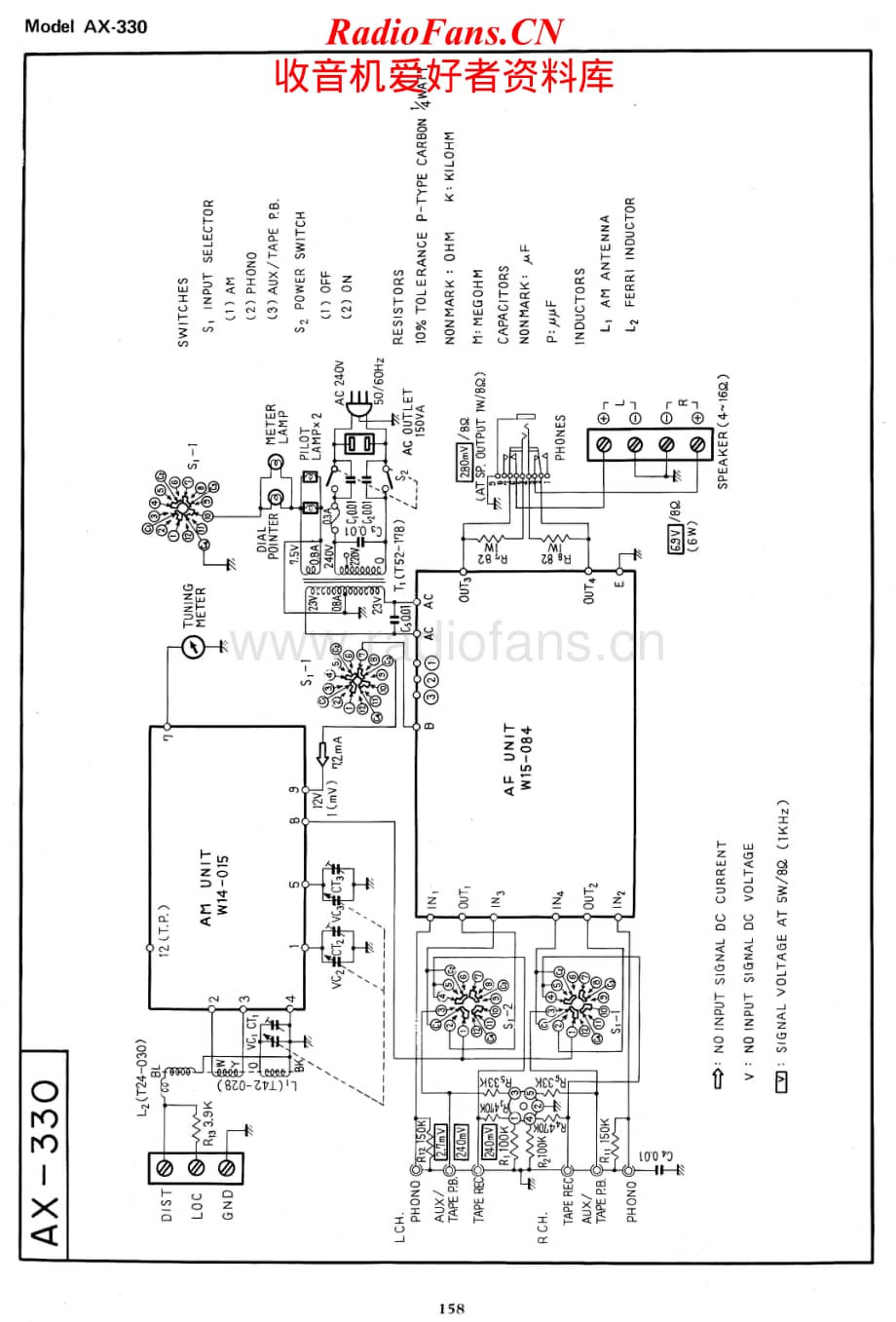 Pioneer-AX330-Schematic电路原理图.pdf_第1页