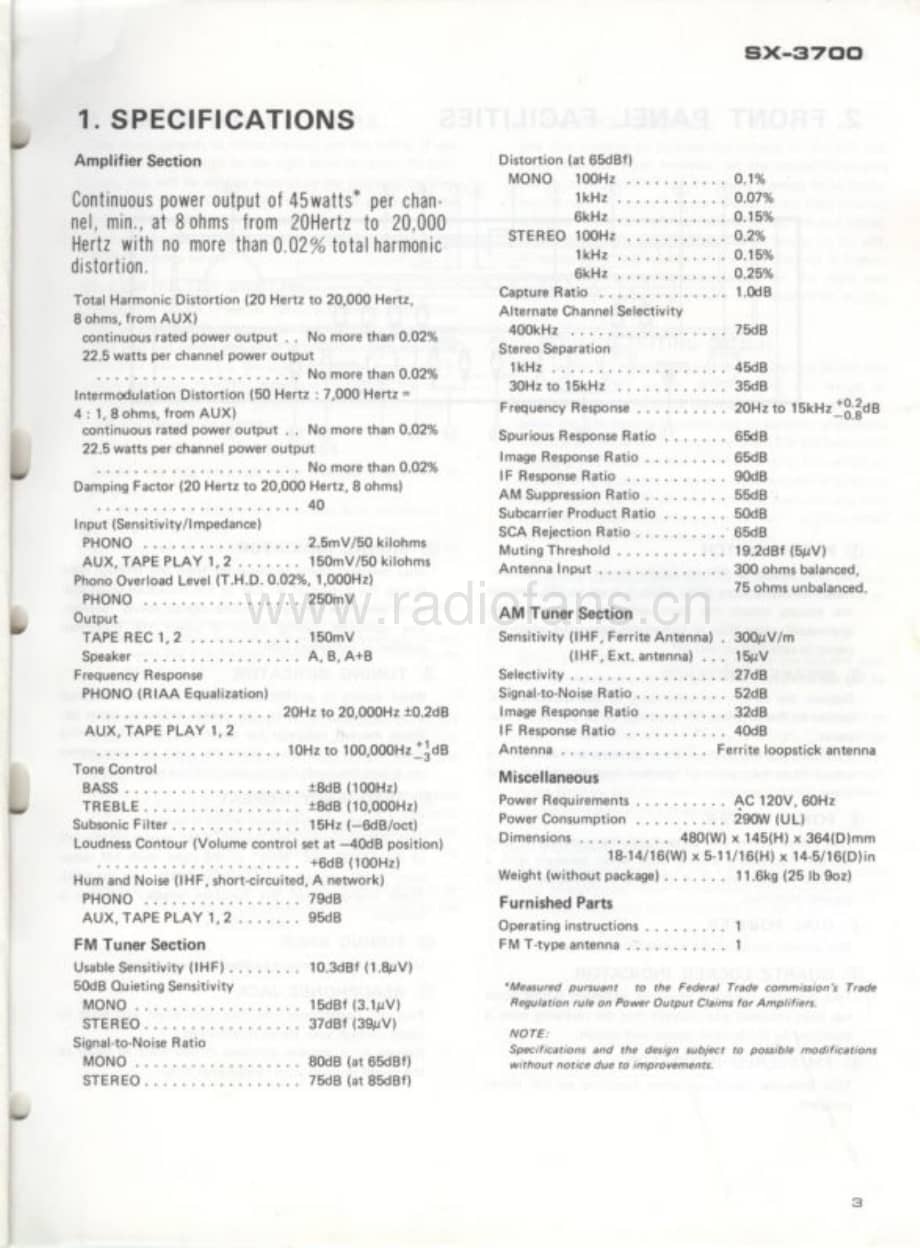 Pioneer-SX-3700-SX-820-Service-Manual (1)电路原理图.pdf_第3页
