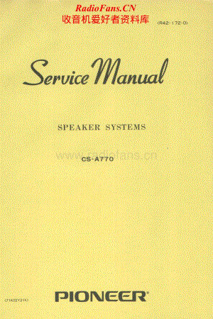 Pioneer-CSA-770-Service-Manual电路原理图.pdf