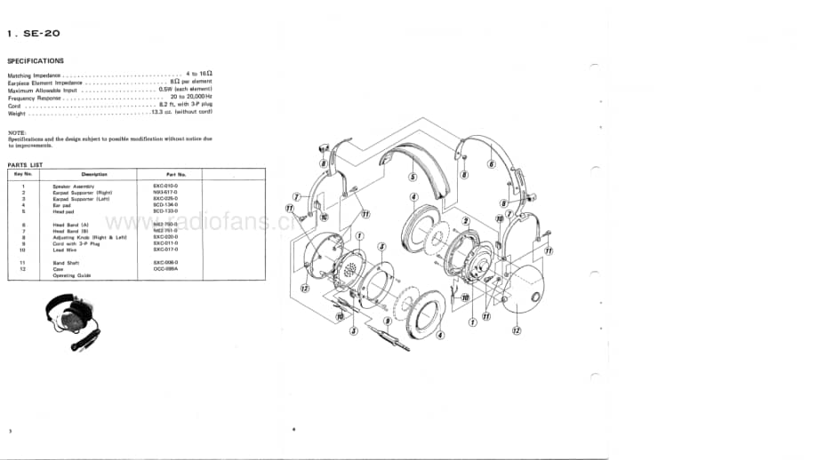 Pioneer-SE-50-Service-Manual电路原理图.pdf_第3页