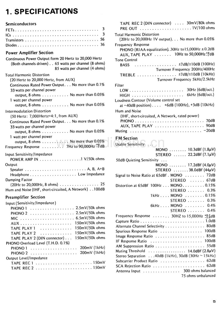 Pioneer-SX-850-Service-Manual电路原理图.pdf_第3页