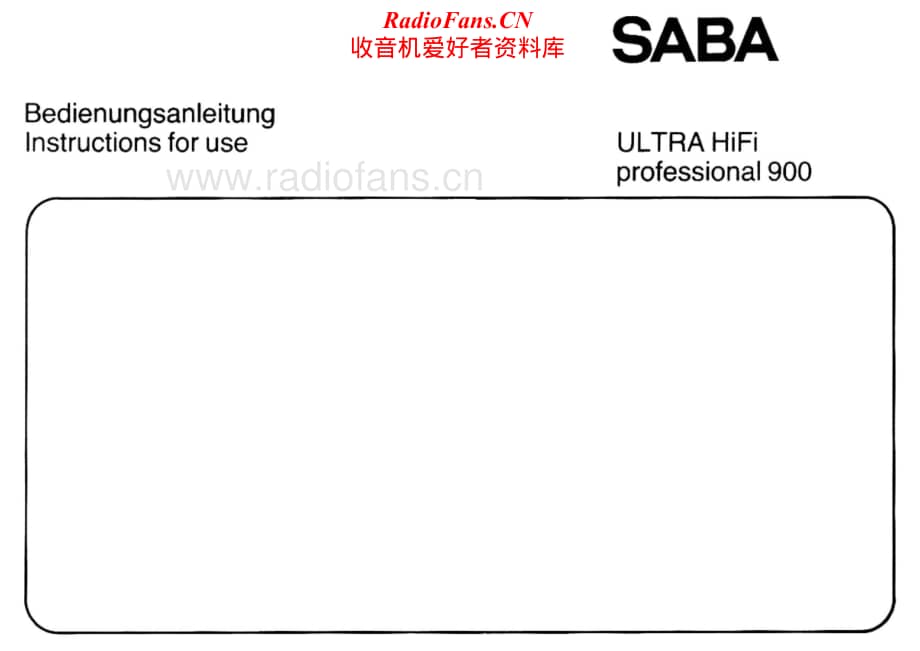 Saba-PSP-900-Service-Manual电路原理图.pdf_第1页