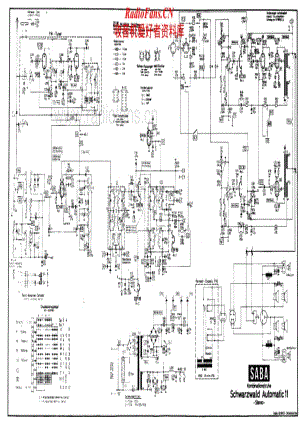 Saba-Schwarzwald-Automatic-11-Schematic电路原理图.pdf