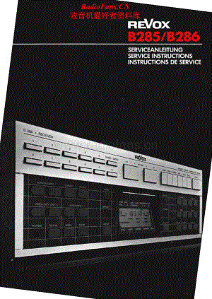 Revox-B-285-B-286-Service-Manual (1)电路原理图.pdf