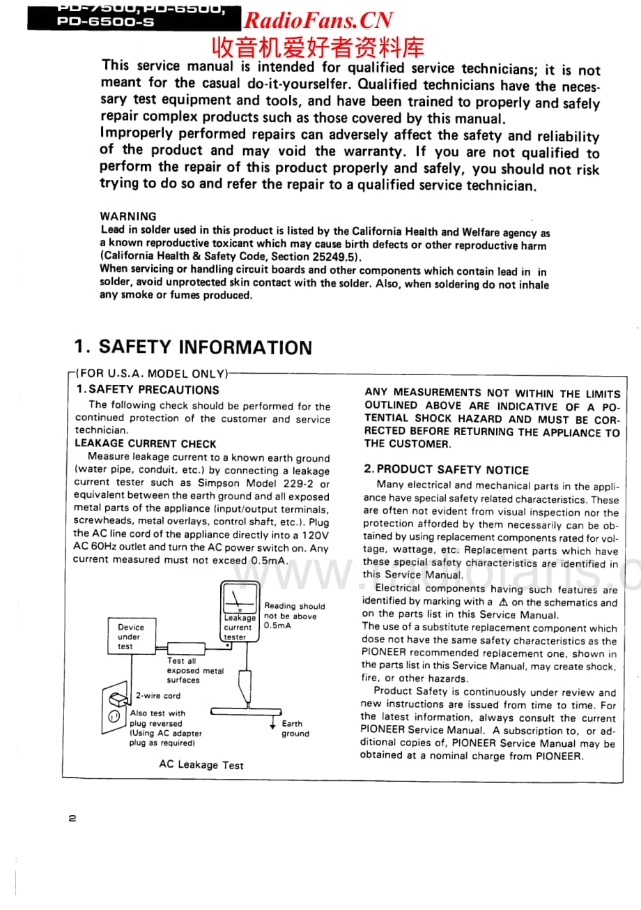 Pioneer-PD-7500-Service-Manual电路原理图.pdf_第2页