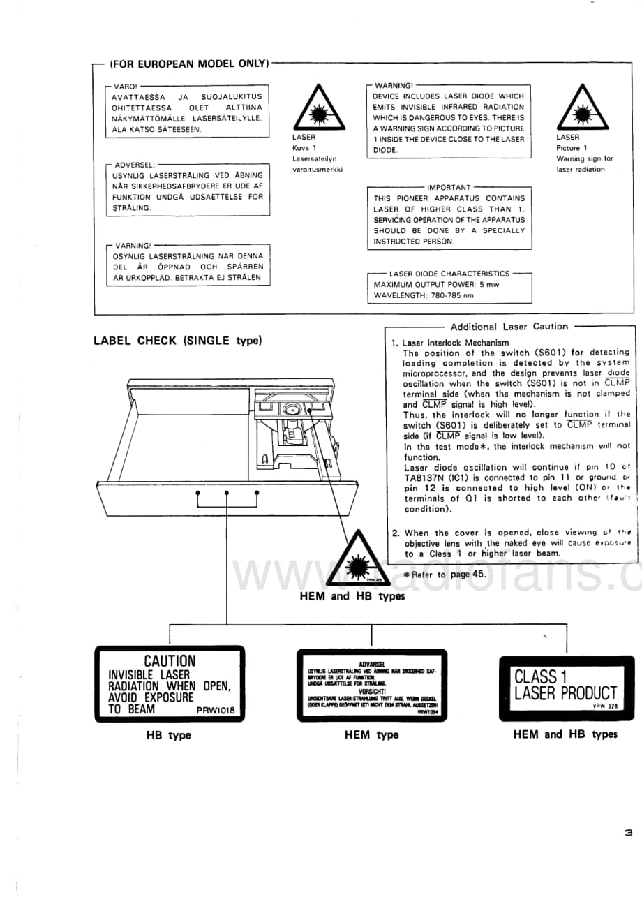 Pioneer-PD-7500-Service-Manual电路原理图.pdf_第3页