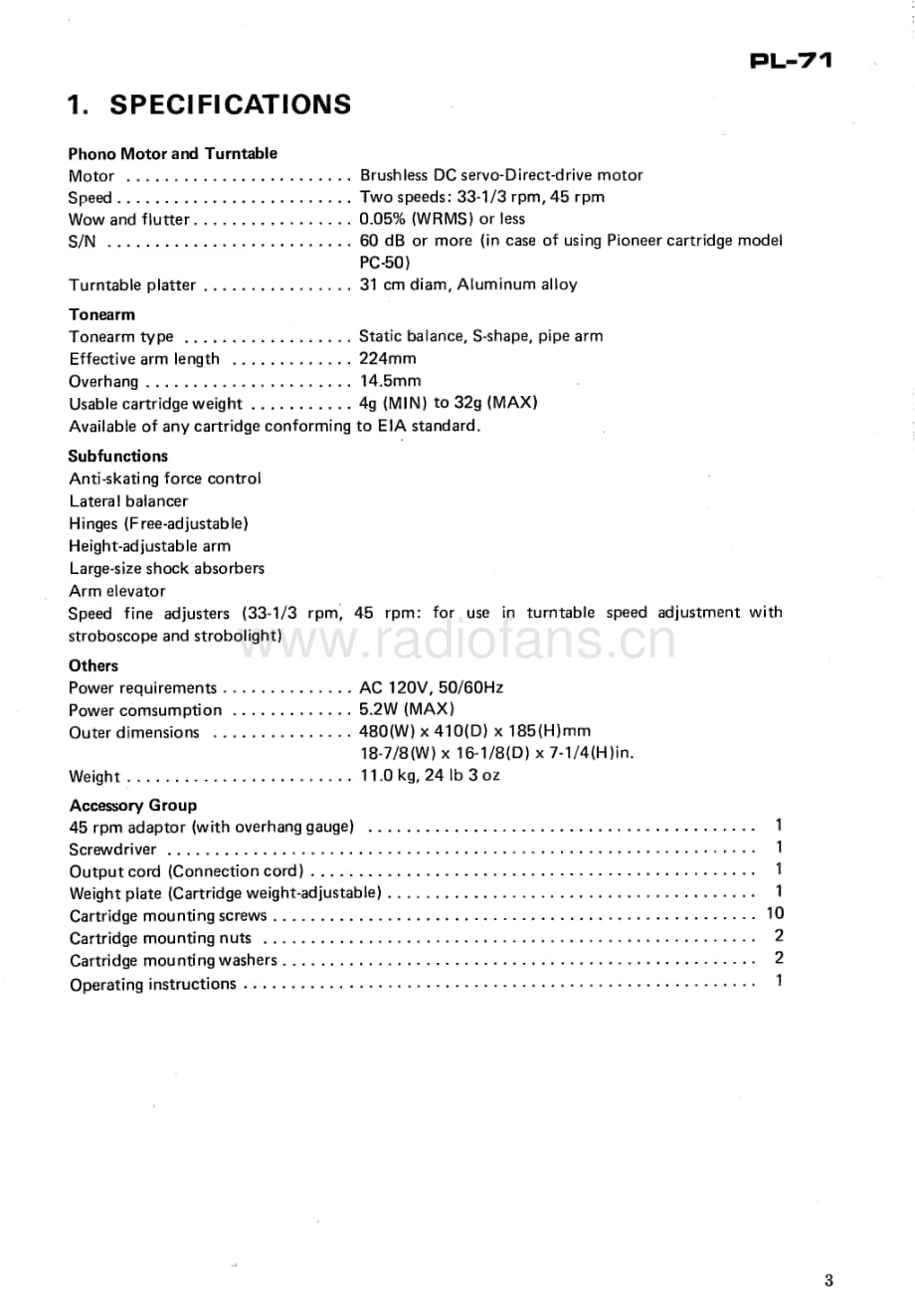 Pioneer-PL-71-Service-Manual电路原理图.pdf_第3页