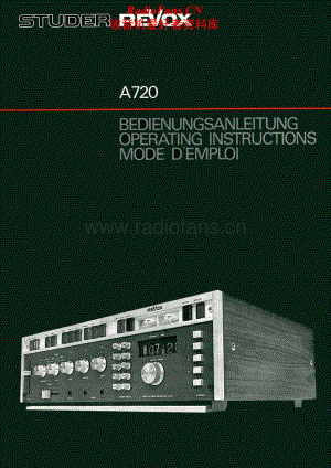 Revox-A-720-Service-Manual-3电路原理图.pdf