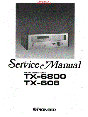 Pioneer-TX-6800-Service-Manual电路原理图.pdf