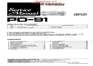 Pioneer-PD-91-Service-Manual电路原理图.pdf
