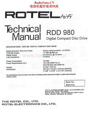 Rotel-RDD-980-Service-Manual电路原理图.pdf