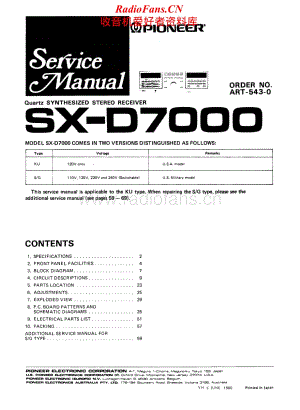 Pioneer-SX-D7000-Service-Manual电路原理图.pdf