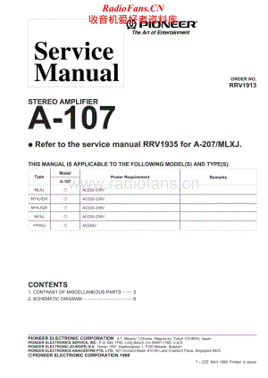 Pioneer-A-107-Service-Manual电路原理图.pdf