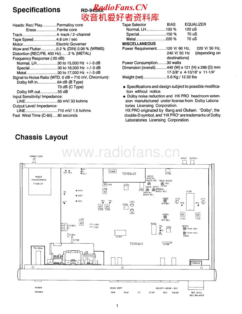 Rotel-RD-945AX-Service-Manual电路原理图.pdf_第2页
