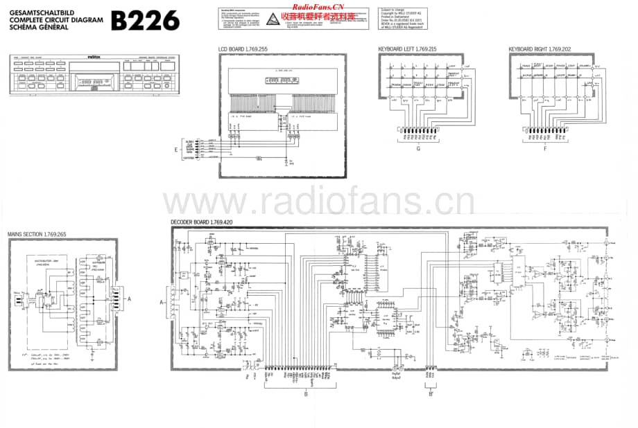 Revox-B-226-Schematic电路原理图.pdf_第1页