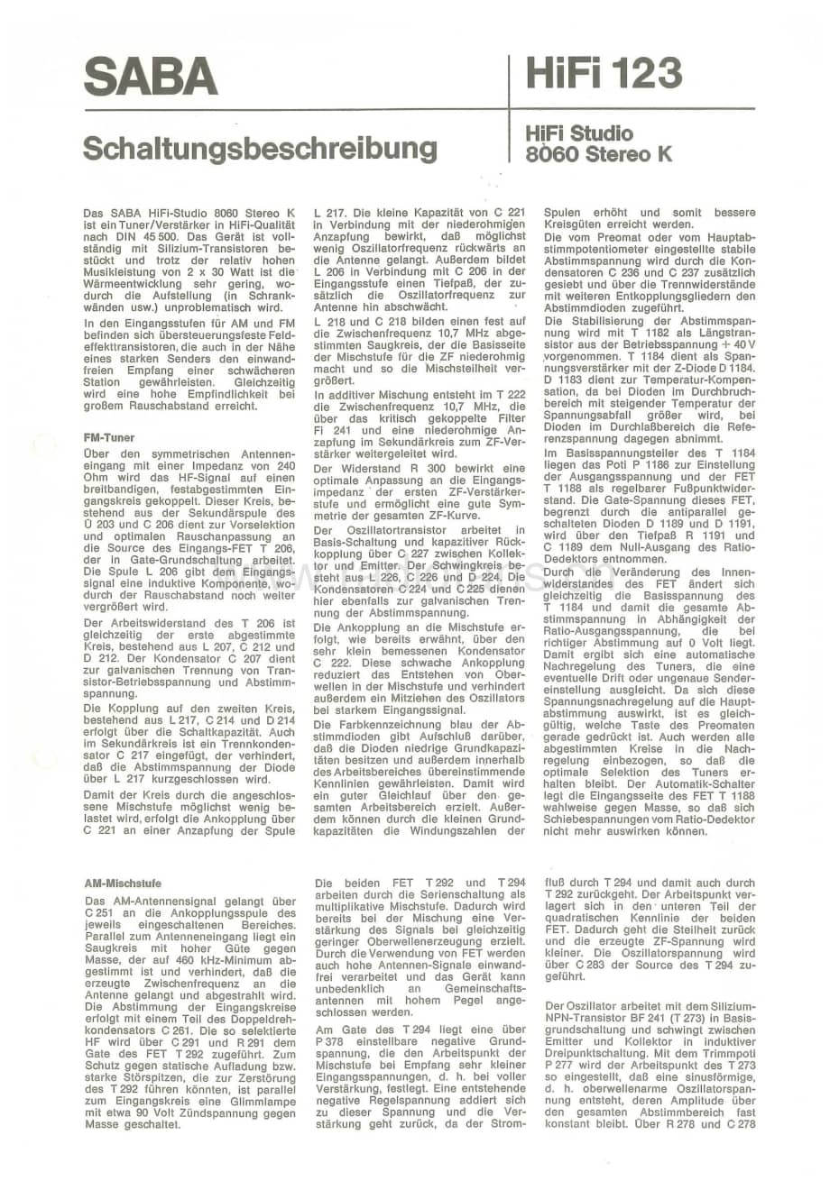 Saba-8060-Service-Manual电路原理图.pdf_第3页