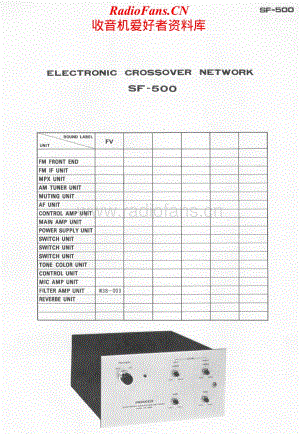 Pioneer-SF-500-Schematic电路原理图.pdf