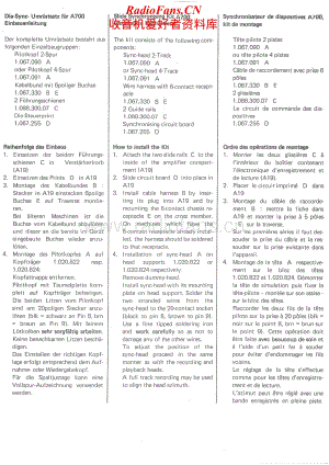 Revox-A-700-SlideSyncKit-Service-Manual电路原理图.pdf