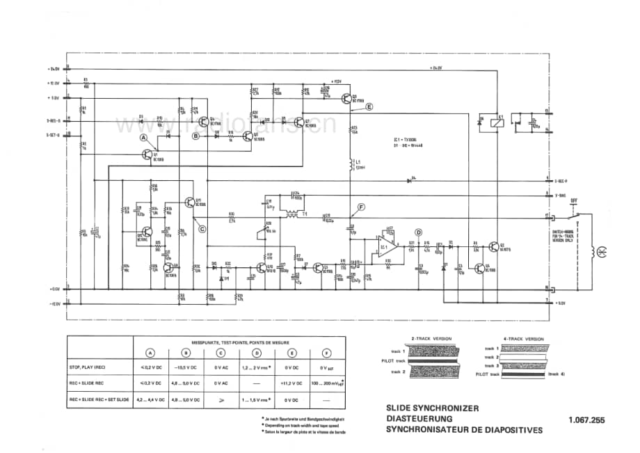 Revox-A-700-SlideSyncKit-Service-Manual电路原理图.pdf_第3页
