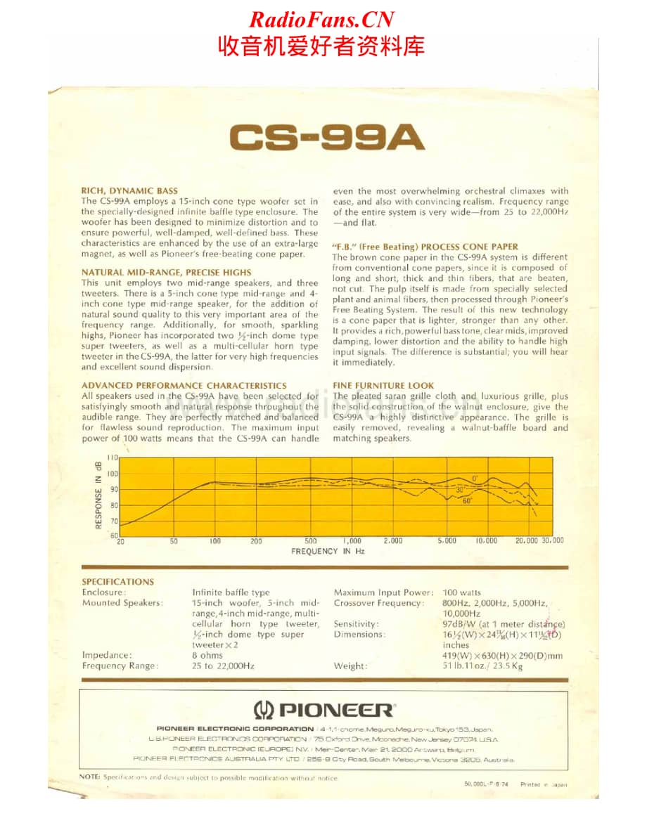 Pioneer-CS-99-A-Brochure电路原理图.pdf_第2页