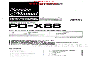 Pioneer-PD-X88-Service-Manual电路原理图.pdf
