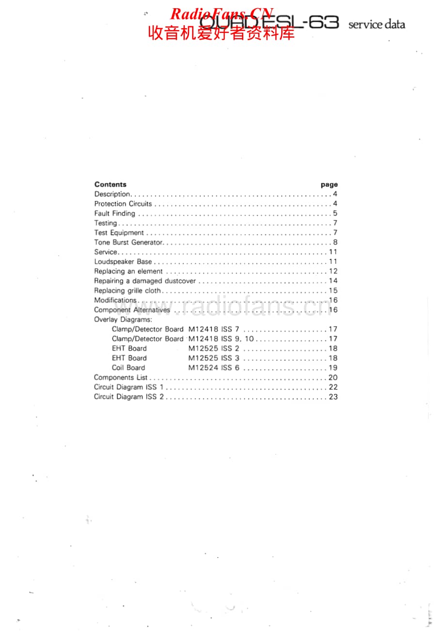 Quad-ESL-63-Service-Manual电路原理图.pdf_第1页