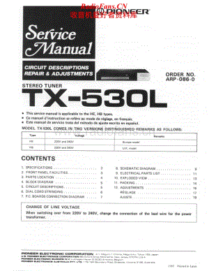Pioneer-TX-530L-Service-Manual电路原理图.pdf