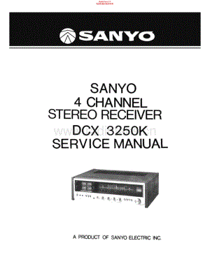 Sanyo-DCX-3250K-Service-Manual电路原理图.pdf