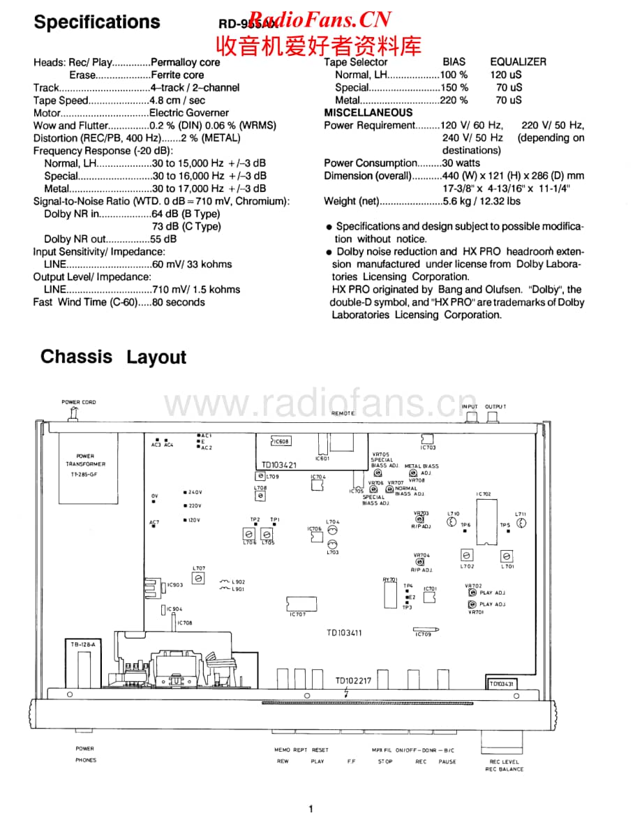 Rotel-RD-955AX-Service-Manual电路原理图.pdf_第2页