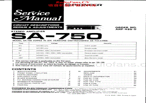 Pioneer-SA-750-Service-Manual电路原理图.pdf
