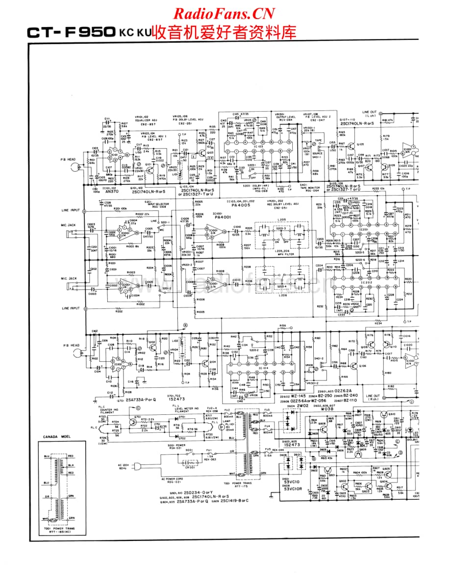 Pioneer-CTF-950-Schematic电路原理图.pdf_第1页