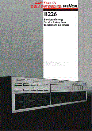 Revox-B-226-Service-Manual电路原理图.pdf