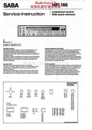 Saba-9260-Service-Manual电路原理图.pdf